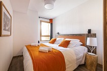 Les Clarines - slaapkamer met 2-persoonsbed
